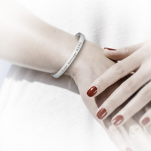 Load image into Gallery viewer, sterling silver engraved bracelet
