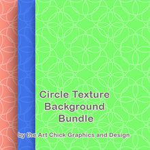 Load image into Gallery viewer, Seamless Pattern, Circle Texture , Background BUNDLE (12) Seamless pattern for fabric populates