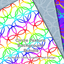 Load image into Gallery viewer, Seamless Pattern, Circle Texture , Background BUNDLE (12) Seamless pattern for fabric populates
