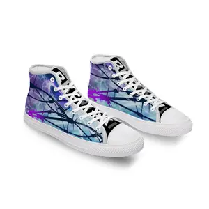 Unusual Trendy Canvas High Top Shoes for Men Women