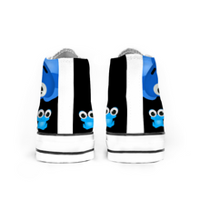 Load image into Gallery viewer, Who let the Frogs out?  Unisex High Top Canvas Shoes