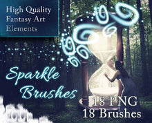 Load image into Gallery viewer, photoshop brushes sparkle