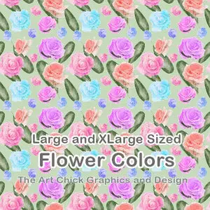 vintage flower background illustration seamless pattern