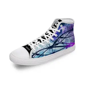 Unusual Trendy Canvas High Top Shoes for Men Women
