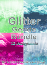 Load image into Gallery viewer, Glitter Geode BUNDLE -  12 files