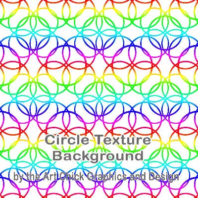 Seamless Pattern, Circle Background, Rainbow Circles for Photoshop, Seamless pattern for fabric populates