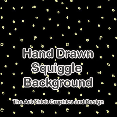 Hand Drawn Squiggle Background - Black and White background image , Dots