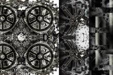Load image into Gallery viewer, Steampunk Patterns and Backgrounds (10 each) Clockwork, gears all mechanical!