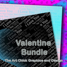 Load image into Gallery viewer, Valentine Backgrounds BUNDLE (12) Backgrounds with Bonus 8 pngs